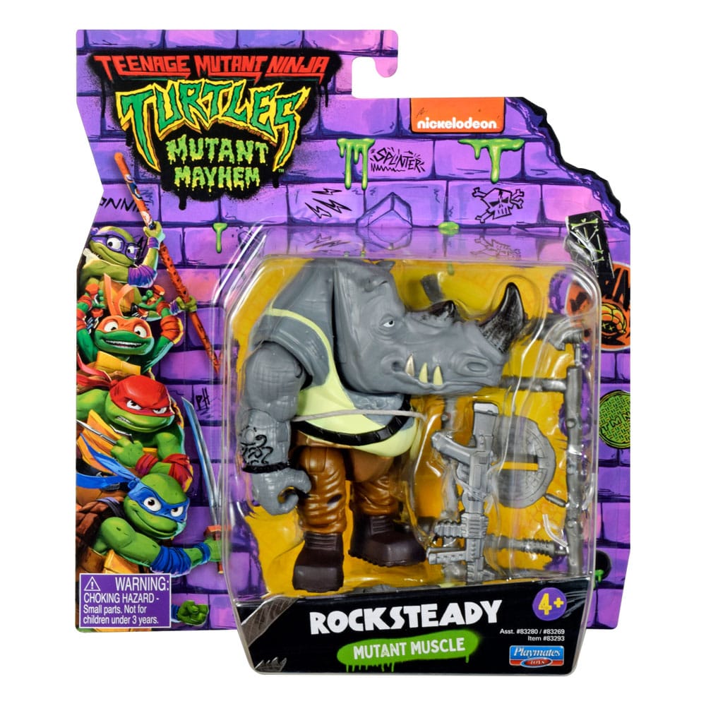 Teenage Mutant Ninja Turtles Mutant Mayhem Action Figures Basic Assortment 12 Playmates