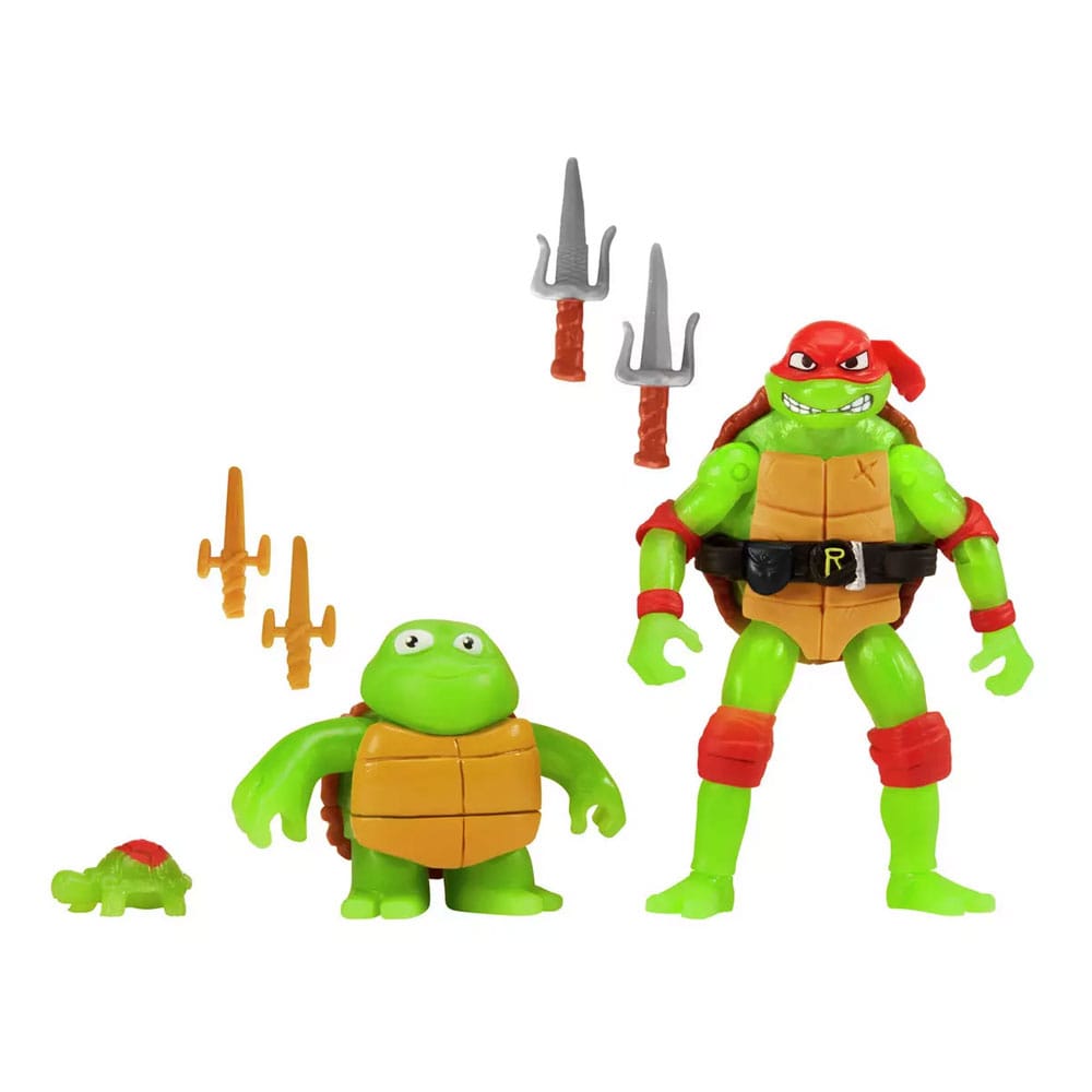 Teenage Mutant Ninja Turtles Mutant Mayhem Action Figure 3 Pack Raphael Evolution Playmates