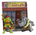 Teenage Mutant Ninja Turtles Mutant Mayhem Battle Pack Action Figures Raphael vs. Rocksteady Playmates
