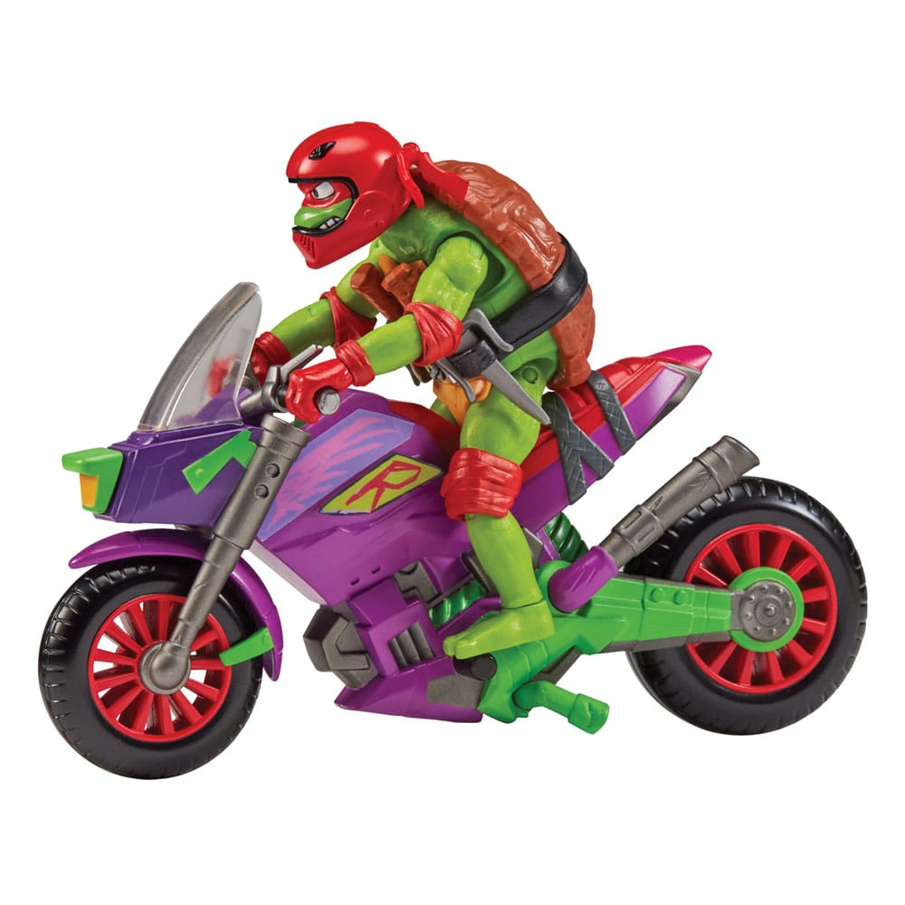 Tales of the Teenage Mutant Ninja Turtles Action Figure with Vehicle Raphael & Purple Dragon Playmates