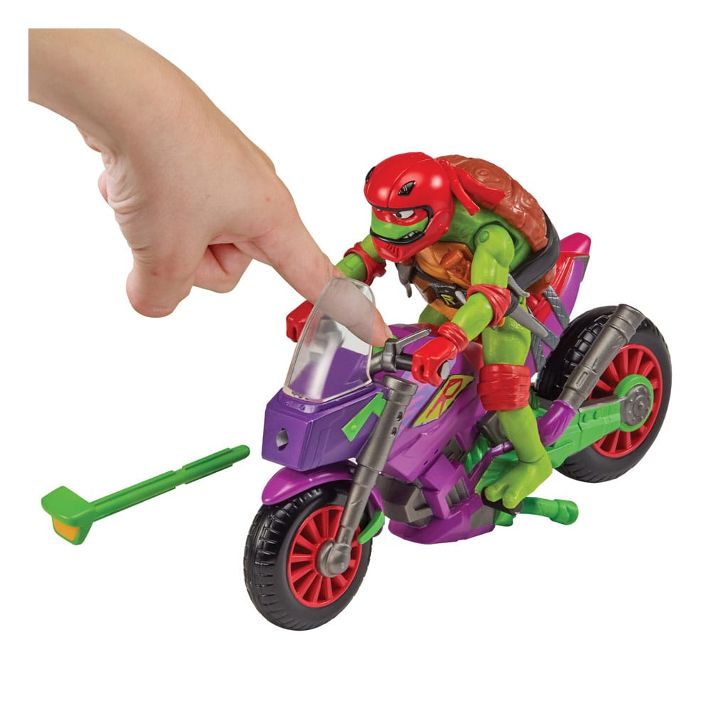 Tales of the Teenage Mutant Ninja Turtles Action Figure with Vehicle Raphael & Purple Dragon Playmates