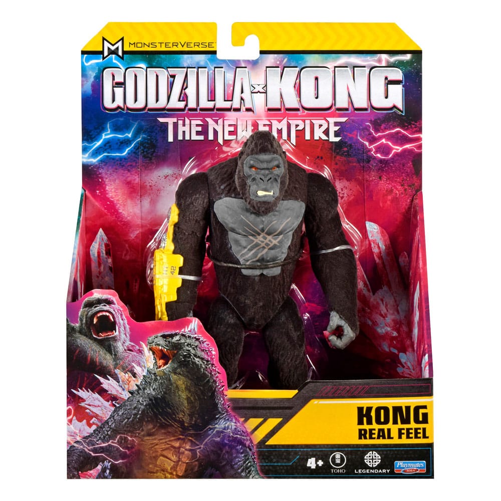 Godzilla x Kong The New Empire Action Figure Kong Real Feel Playmates