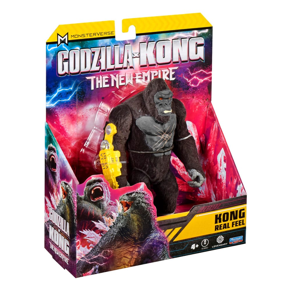 Godzilla x Kong The New Empire Action Figure Kong Real Feel Playmates