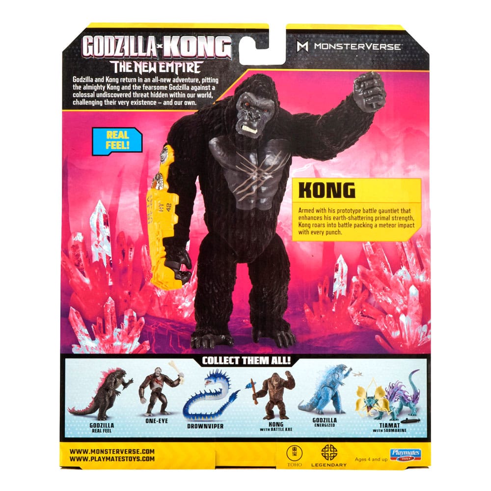 Godzilla x Kong The New Empire Action Figure Kong Real Feel Playmates