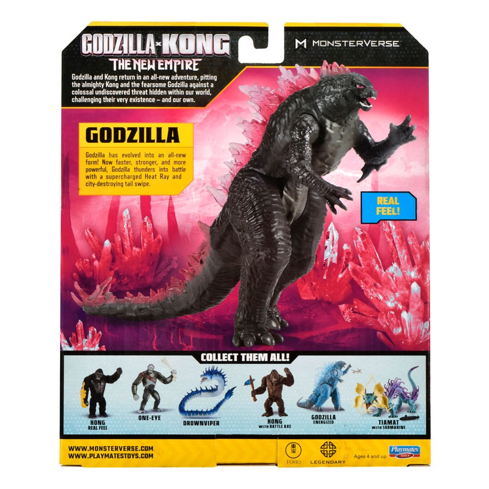 Godzilla x Kong The New Empire Action Figure Godzilla Real Feel Playmates