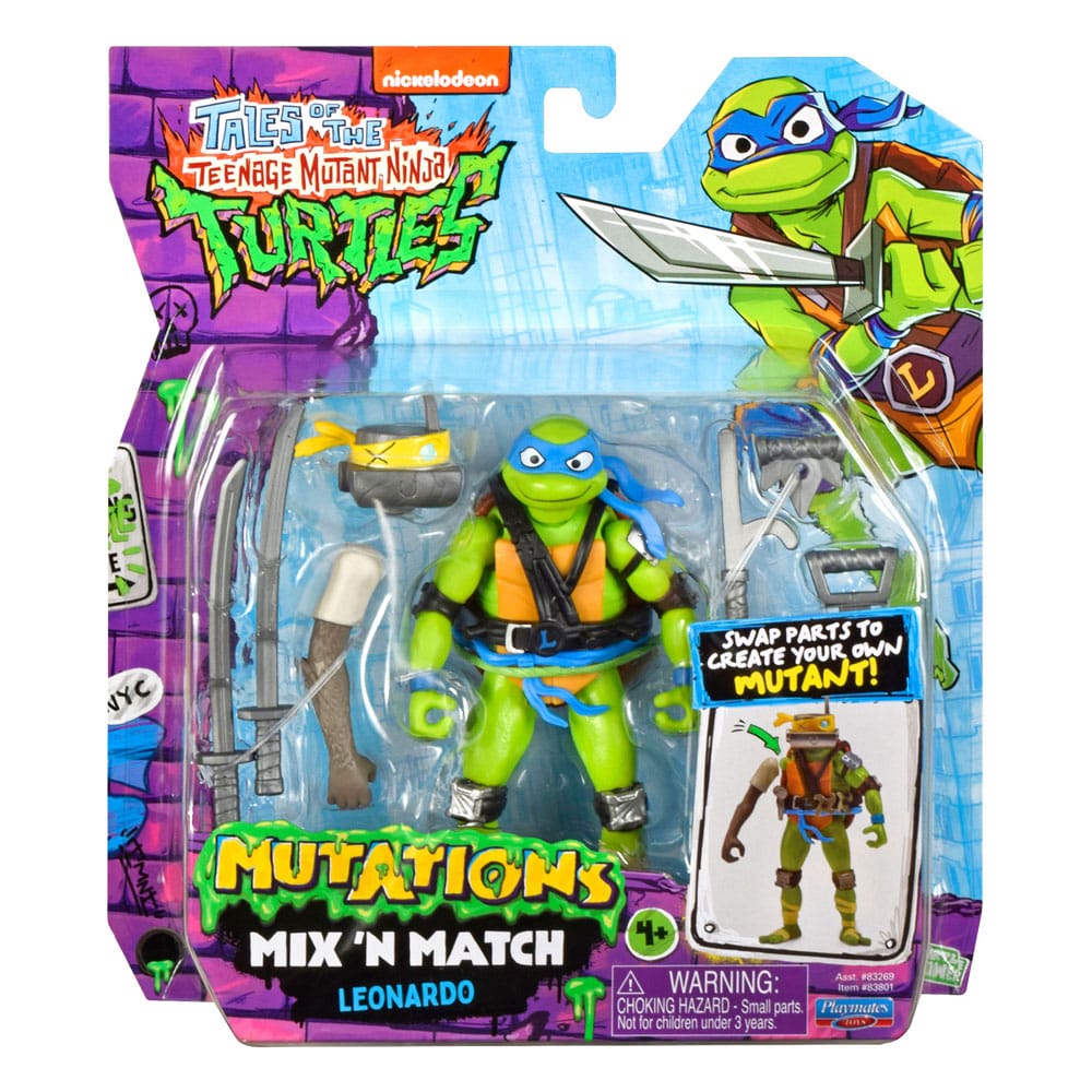 Tales of the Teenage Mutant Ninja Turtles Mix 'n Match Action Figure Leonardo Playmates