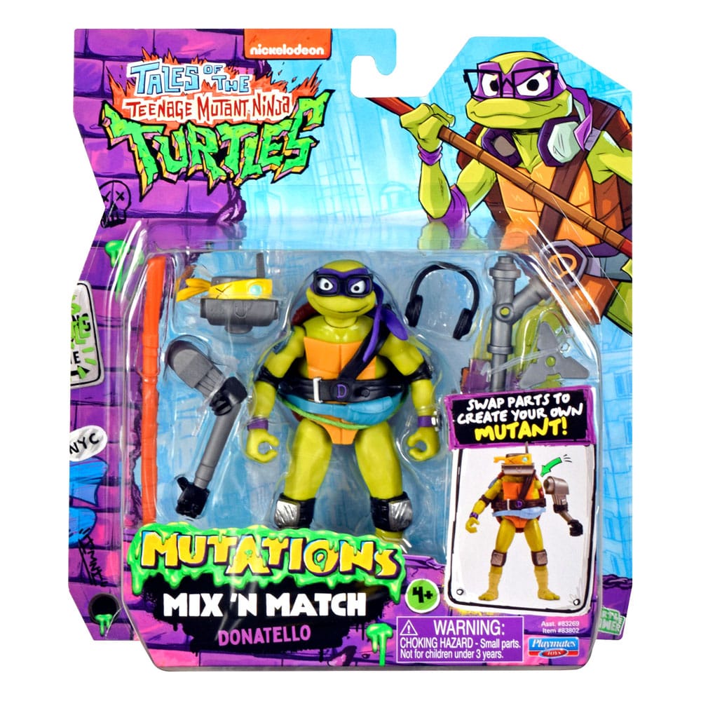 Tales of the Teenage Mutant Ninja Turtles Mix 'n Match Action Figure Donatello Playmates