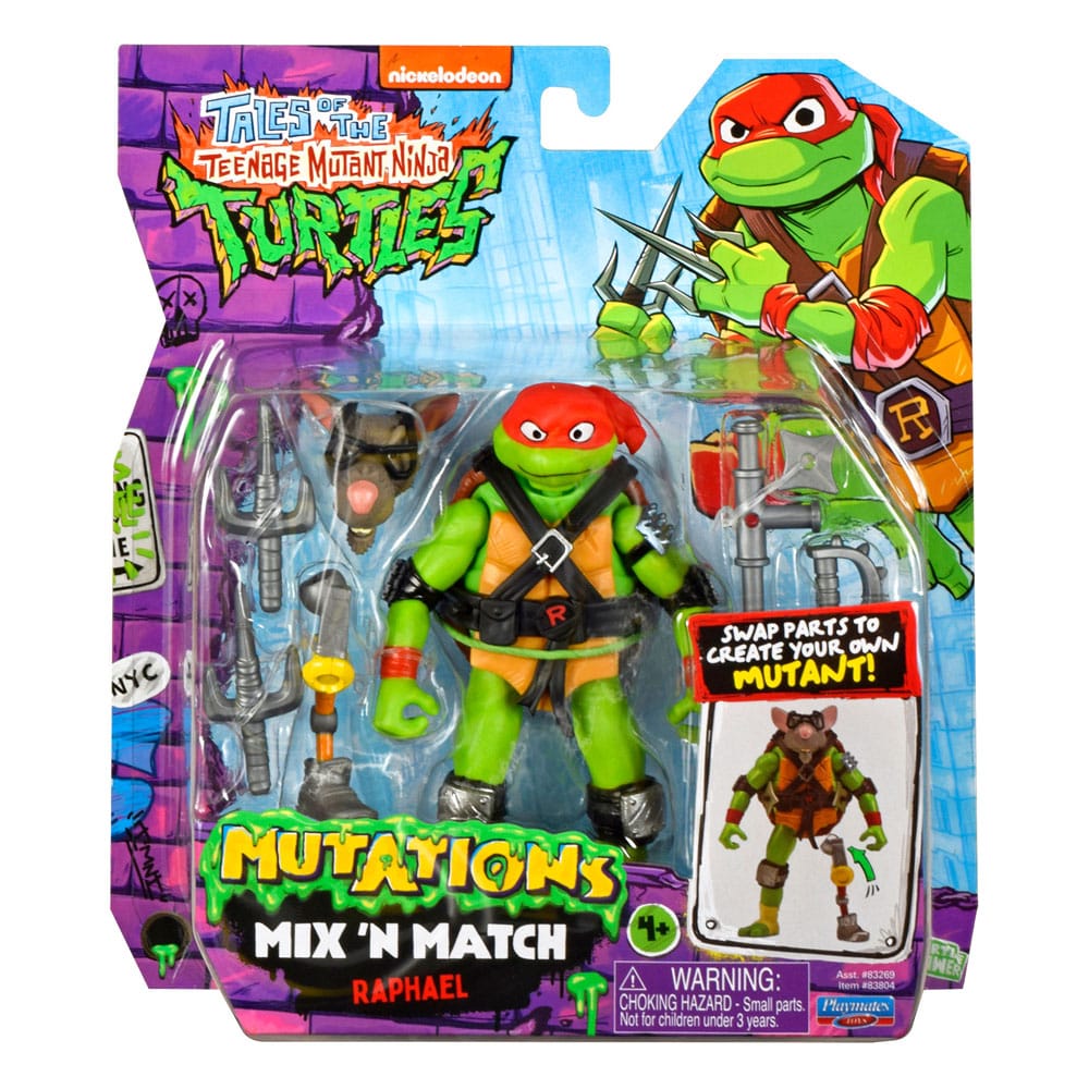 Tales of the Teenage Mutant Ninja Turtles Mix 'n Match Action Figure Raphael Playmates