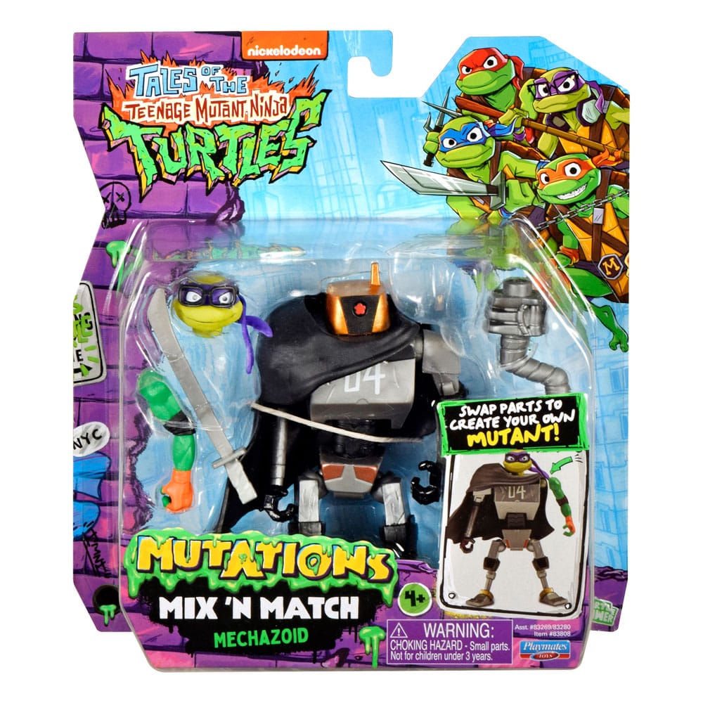 Tales of the Teenage Mutant Ninja Turtles Mix 'n Match Action Figure Mechazoid Playmates