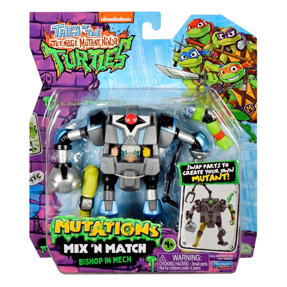 Tales of the Teenage Mutant Ninja Turtles Mix 'n Match Action Figure Mech Suit Playmates