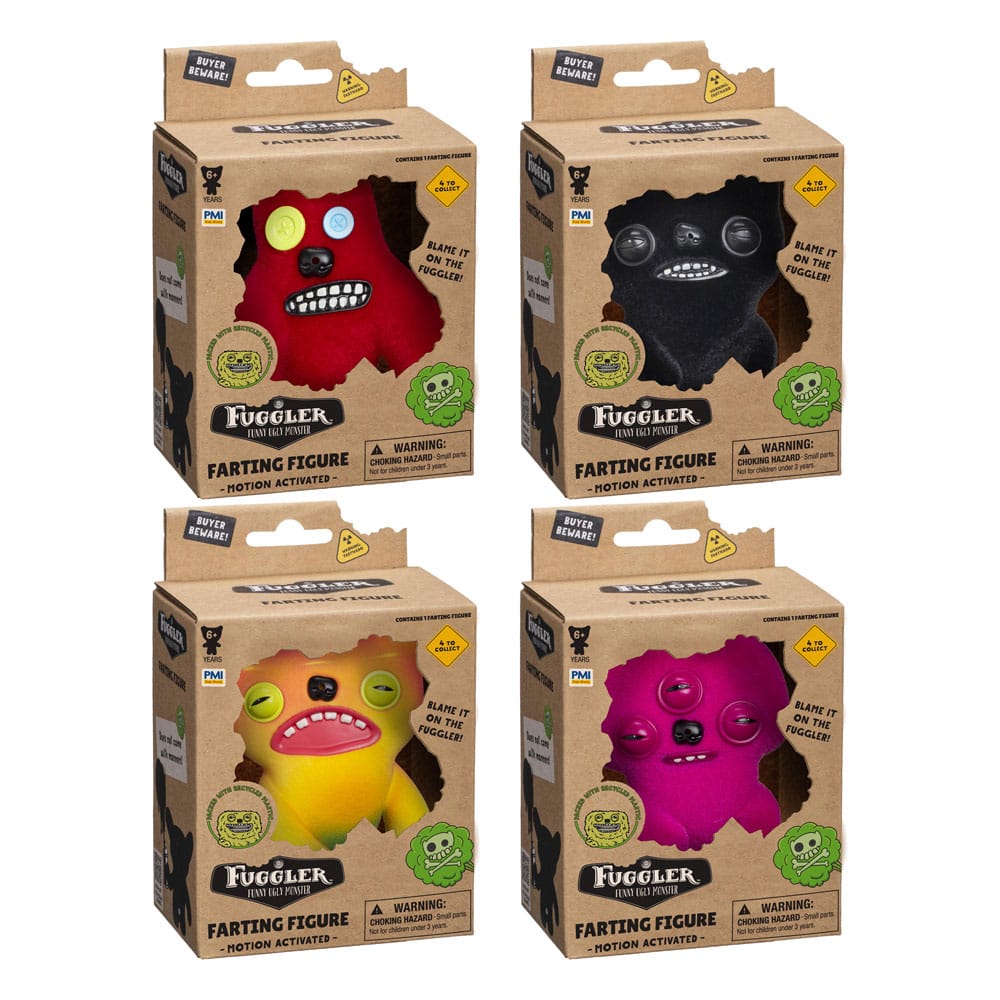 Fuggler Farting Figures Window Box Assortment 12 PMI