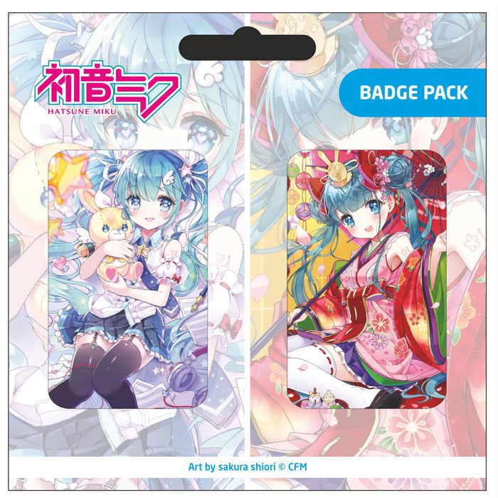 Hatsune Miku Pin Badges 2 Pack Set B POPbuddies