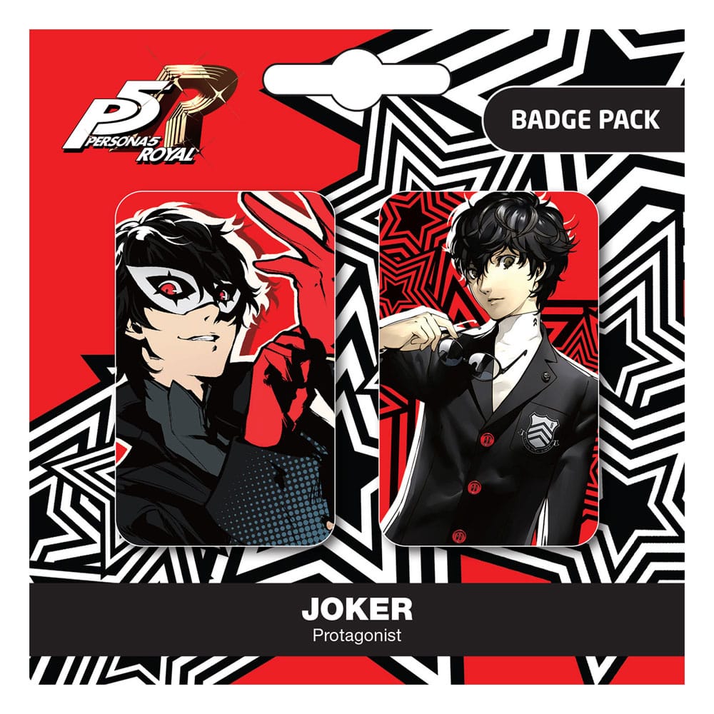 Persona 5 Royal Pin Badges 2 Pack Set A POPbuddies