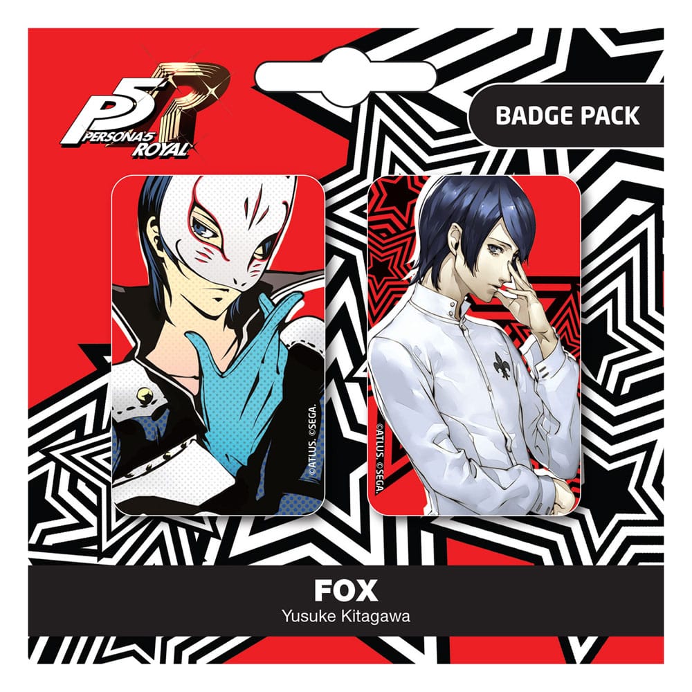 Persona 5 Royal Pin Badges 2 Pack Set C POPbuddies