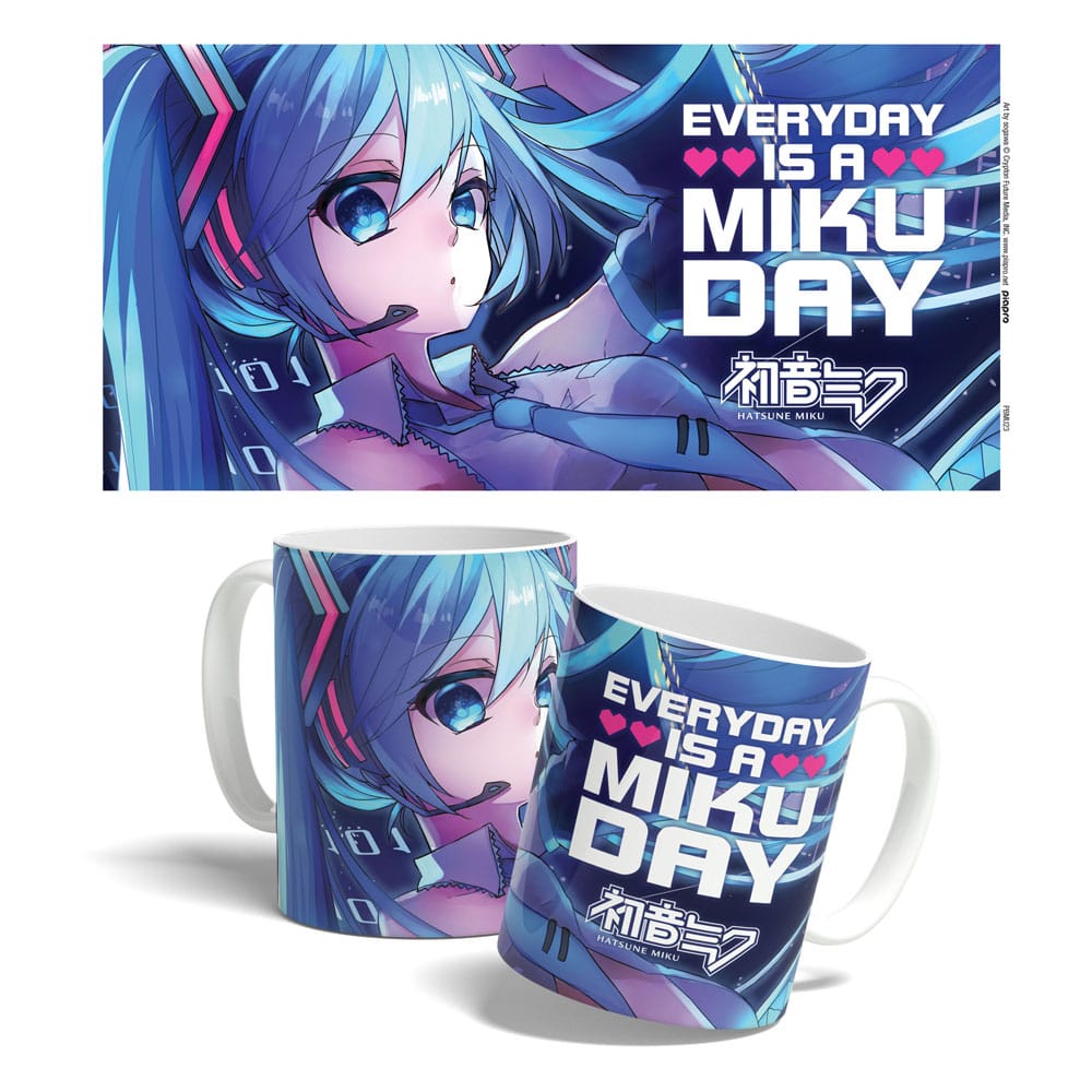 Hatsune Miku Mug Everyday is a Miku Day 325 ml POPbuddies
