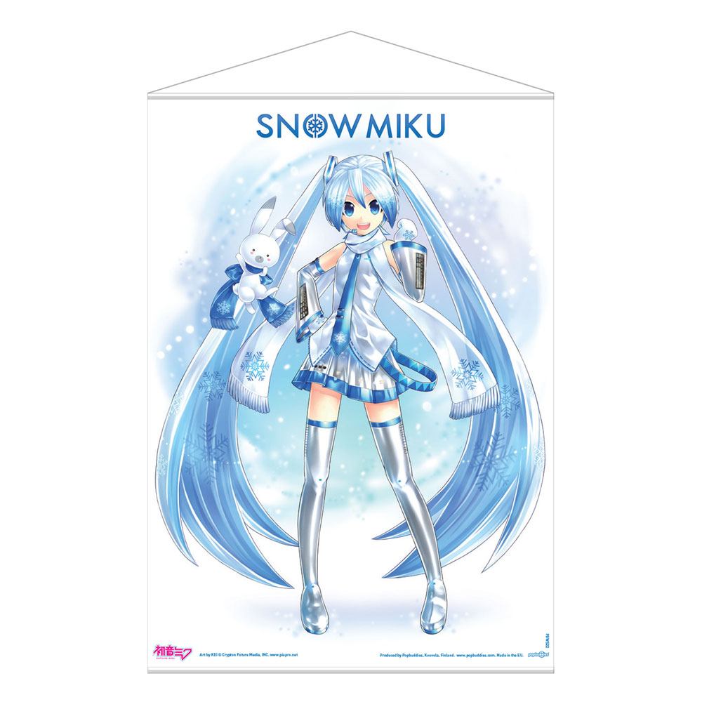 Hatsune Miku Wallscroll Snow Miku POPbuddies