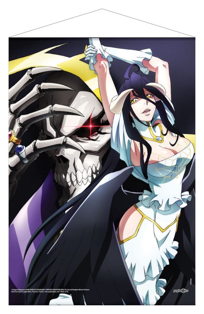 Overlord Wallscroll Ainz Ooal Gown & Albedo POPbuddies