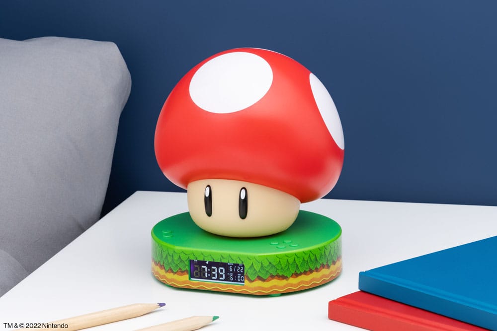 Super Mario Alarm Clock Super Mushroom Paladone Products