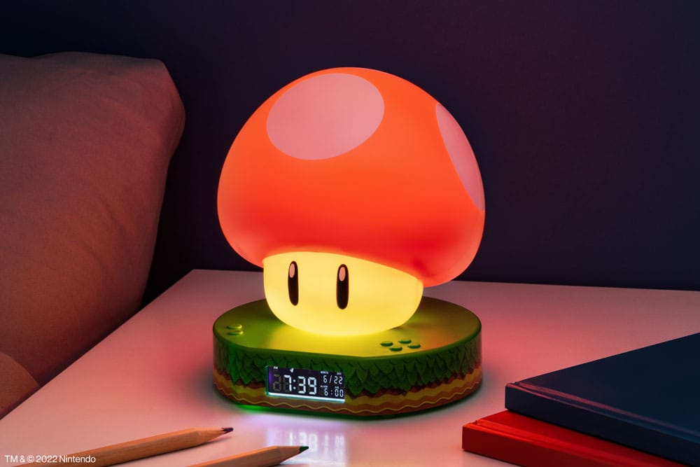 Super Mario Alarm Clock Super Mushroom Paladone Products