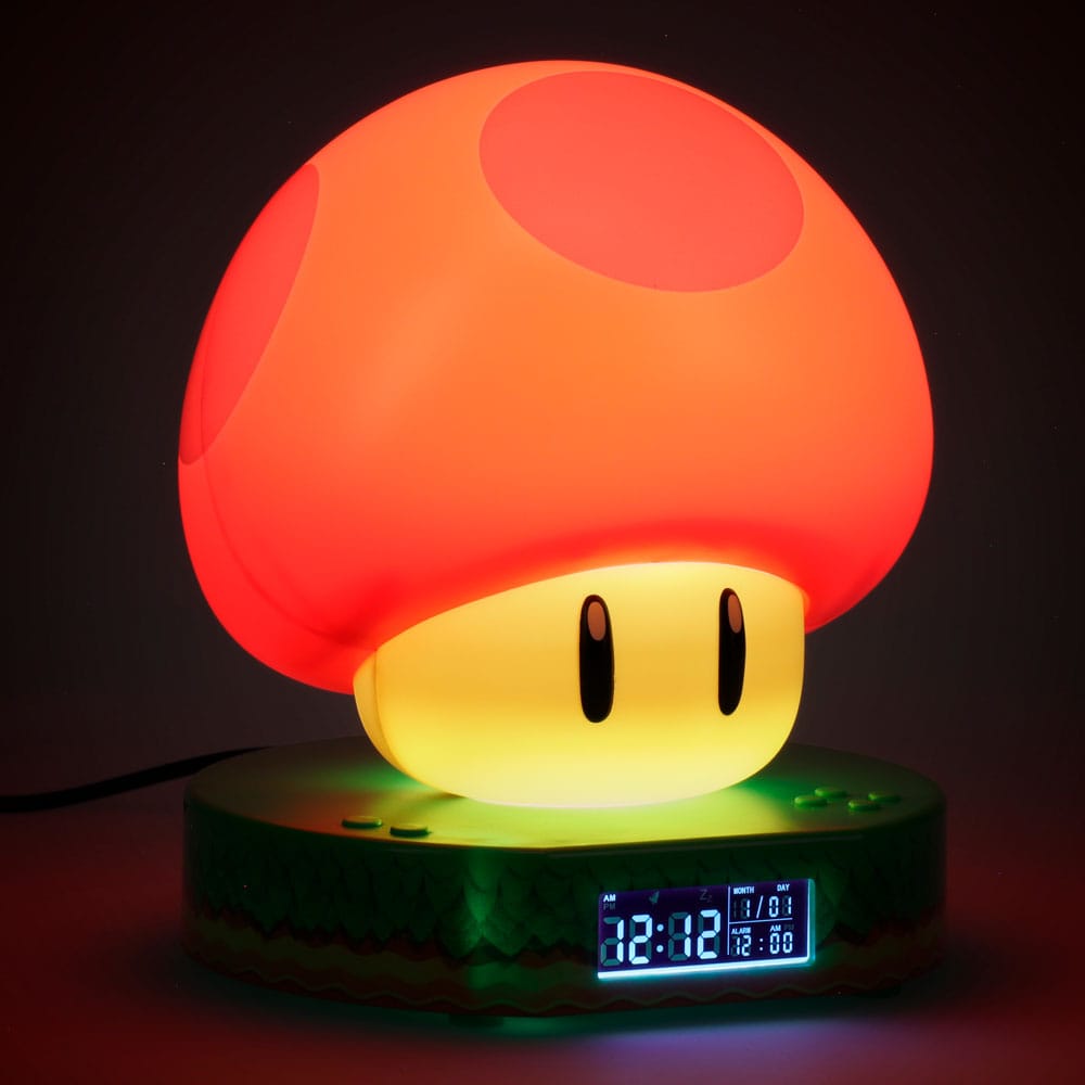 Super Mario Alarm Clock Super Mushroom Paladone Products