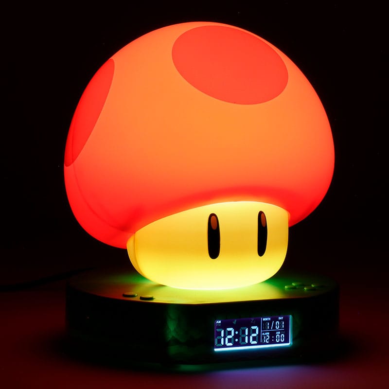 Super Mario Alarm Clock Super Mushroom Paladone Products
