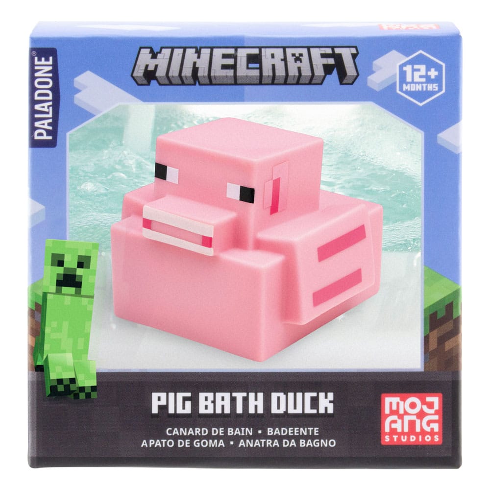 Minecraft Bath Duck Pig Paladone Products