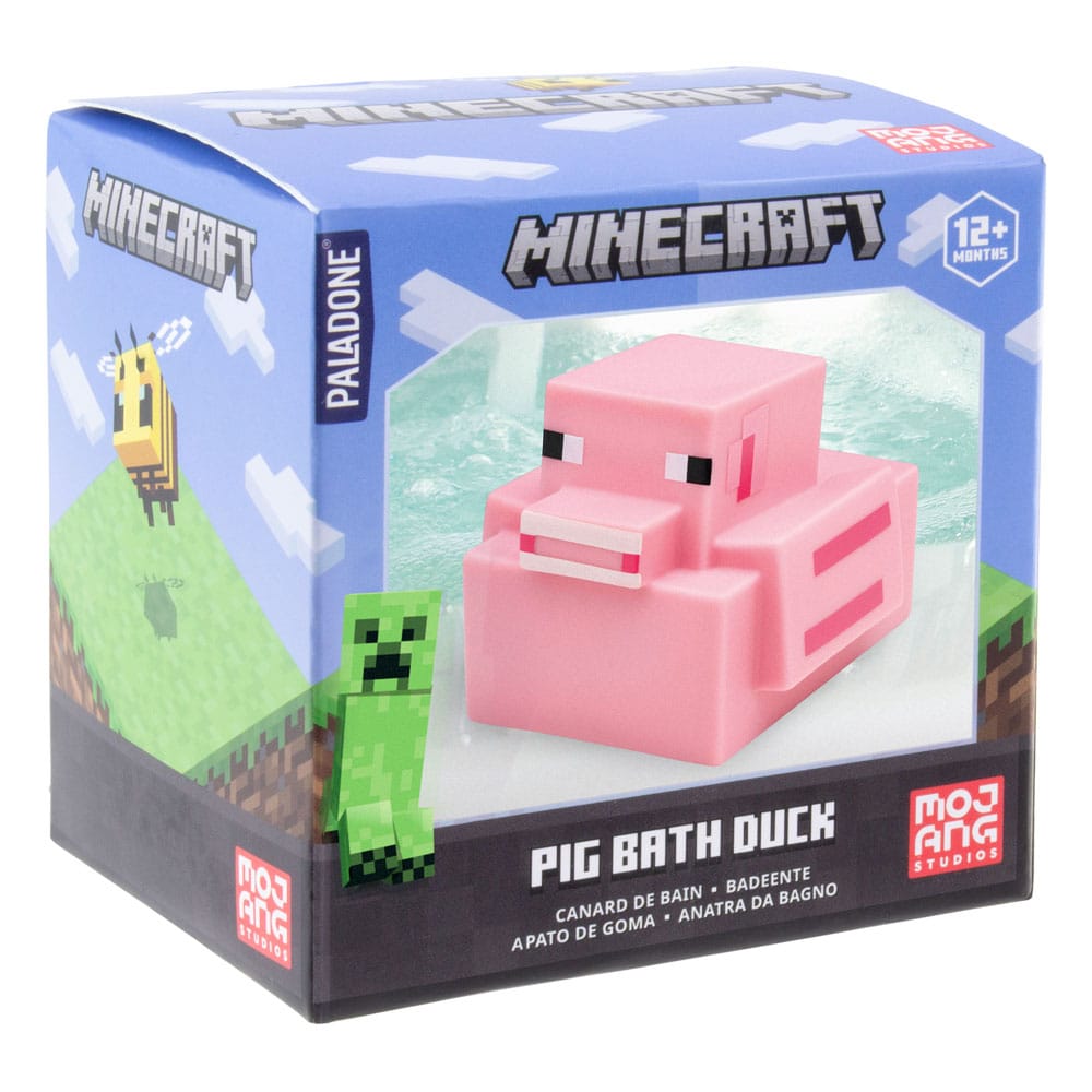 Minecraft Bath Duck Pig Paladone Products
