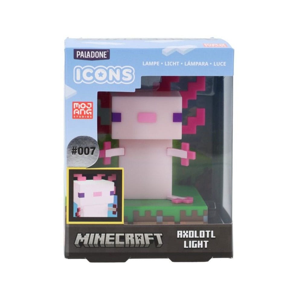 Minecraft Icon Light Axolotl Paladone Products