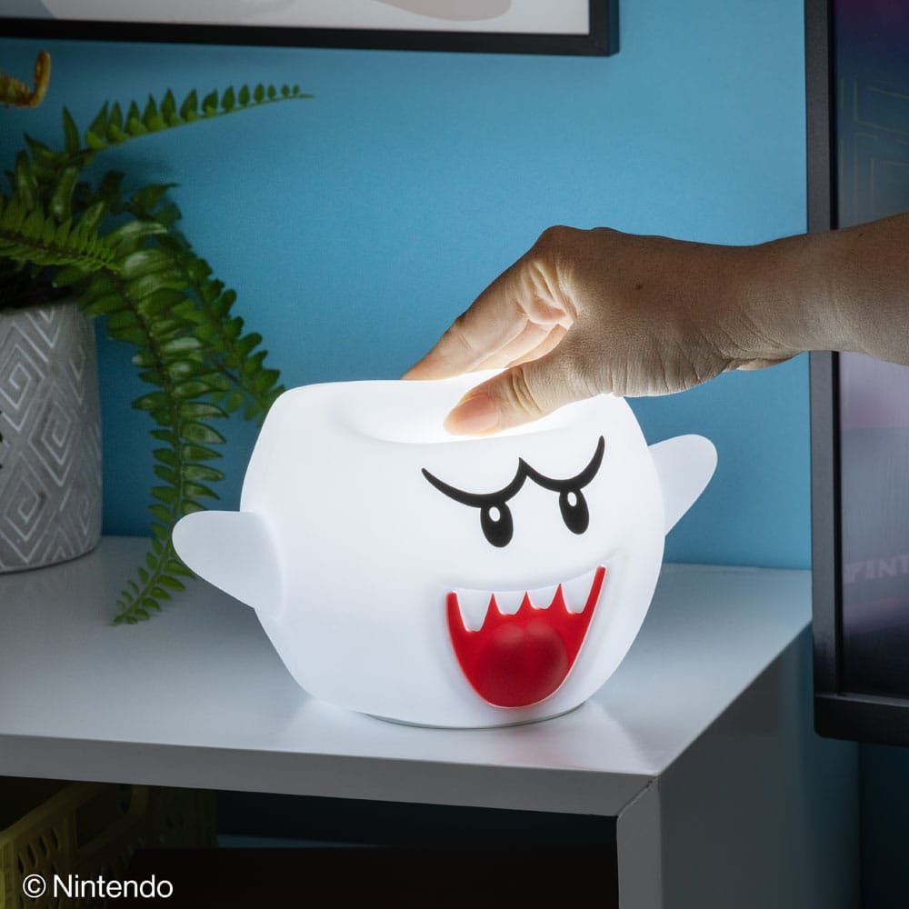 Super Mario Squishy Glo Silicon Light Boo Paladone Products