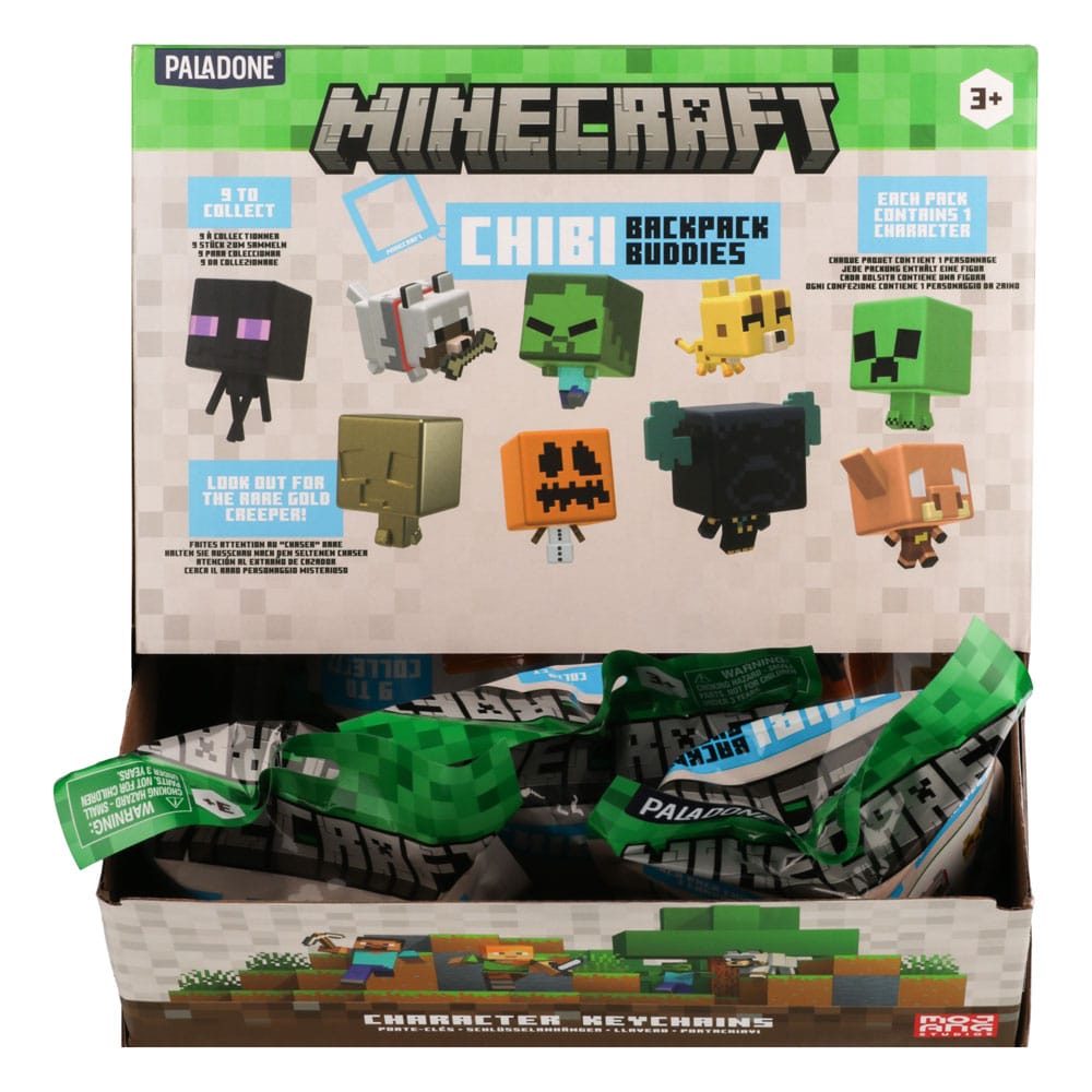 Minecraft Backpack Buddies Mystery Bags Series 3 Display 24 Paladone Products