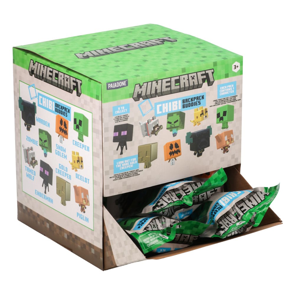Minecraft Backpack Buddies Mystery Bags Series 3 Display 24 Paladone Products