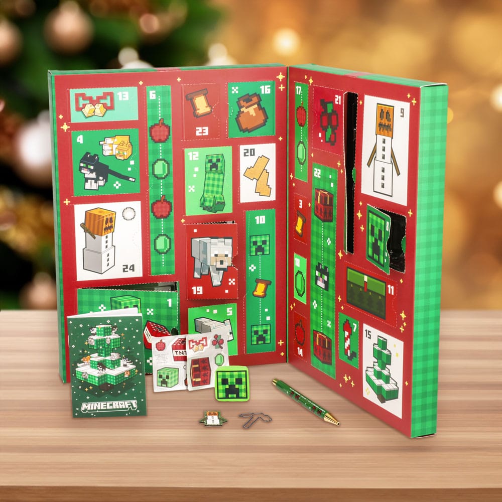 Minecraft Advent Calendar Stationery 24 Day Paladone Products