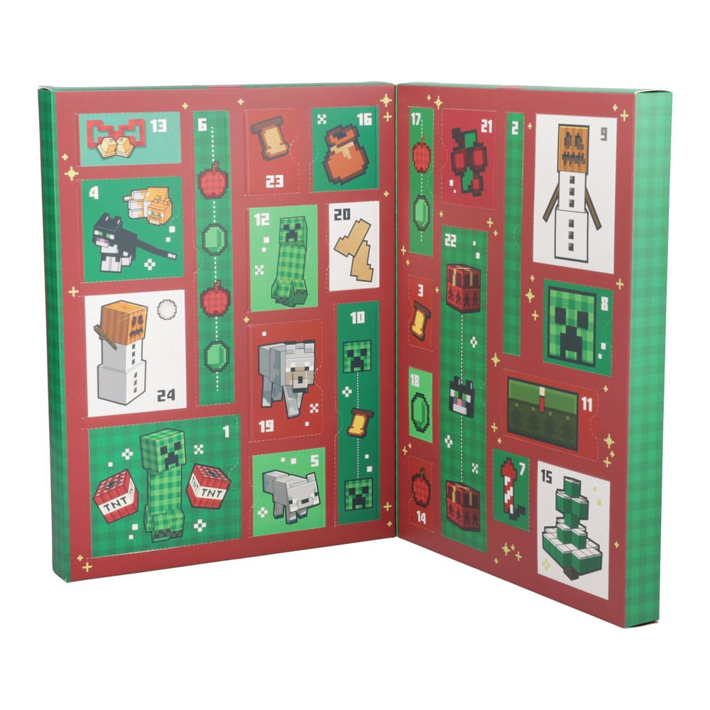 Minecraft Advent Calendar Stationery 24 Day Paladone Products