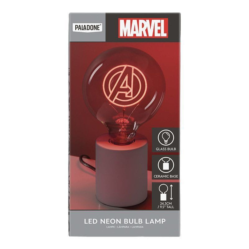 Avengers Neon LED Bulb Logo Paladone Products