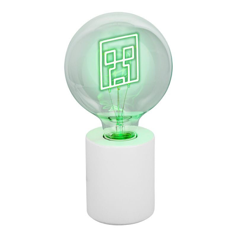 Minecraft Neon LED Bulb Creeper Paladone Products