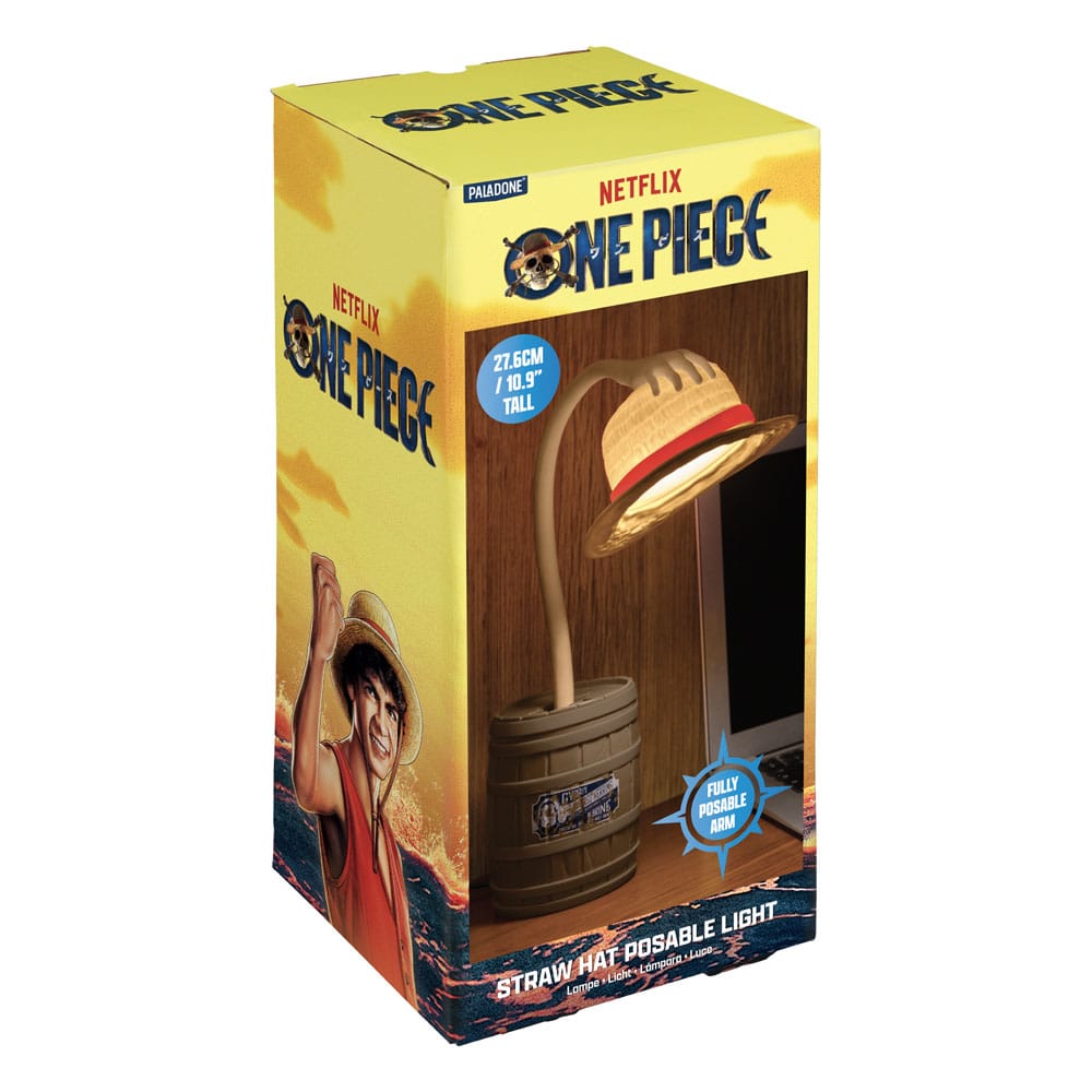 One Piece Posable Desk Light Straw Hat Paladone Products