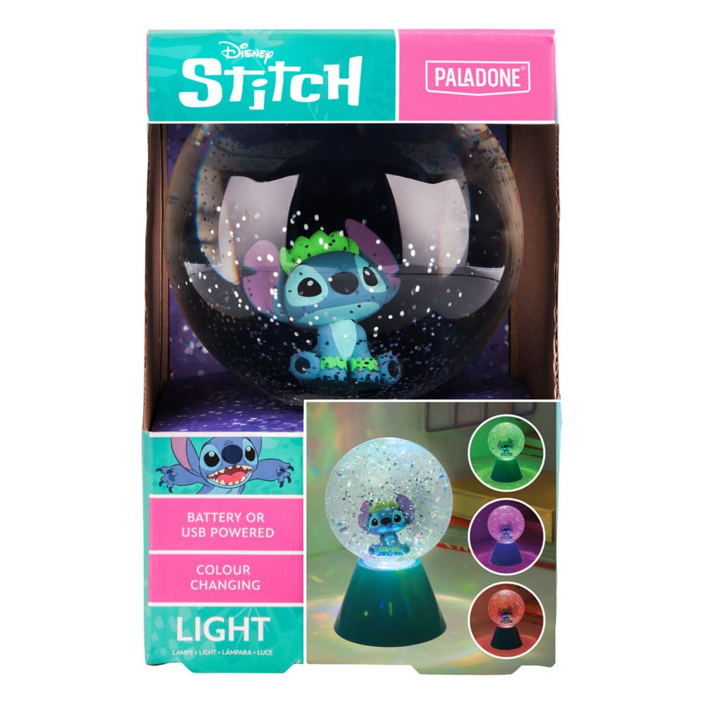 Lilo & Stitch LED Lamp Stitch Glitter Ball Paladone Products