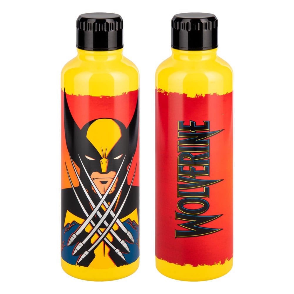 Marvel Metal Water Bottle X Man Wolverine Paladone Products