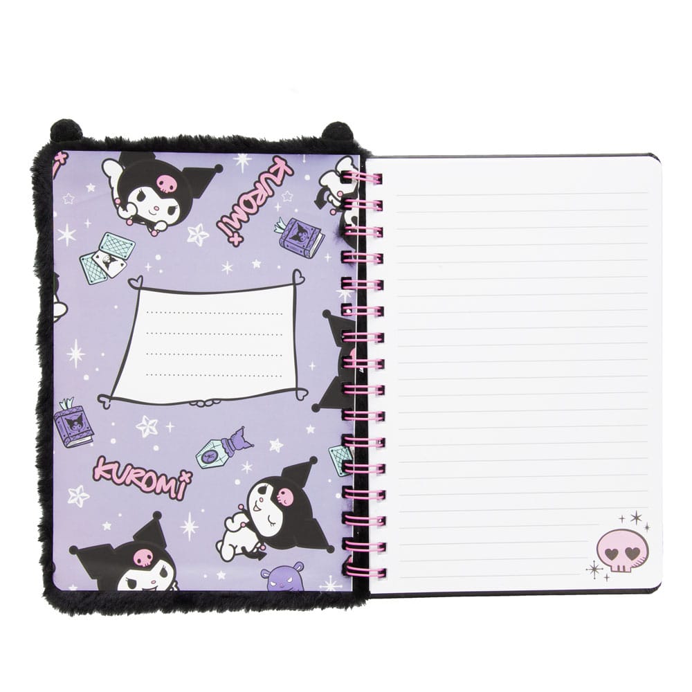 Sanrio Notebook Kuromi Fluffy Paladone Products