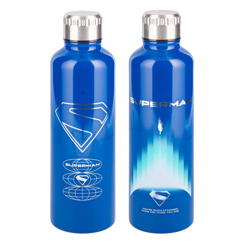 DC Comics Metal Water Bottle Superman Theatrical Paladone Products