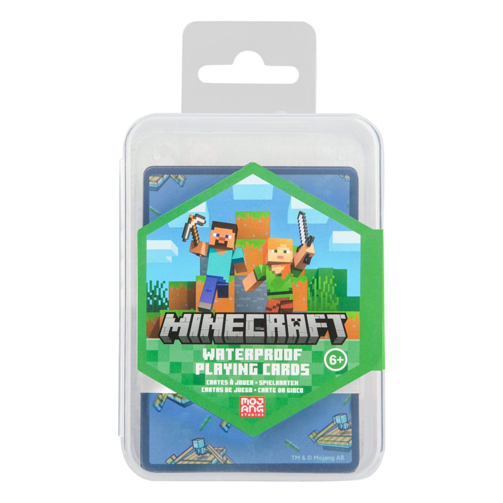 Minecraft Playing Cards Waterproof Paladone Products