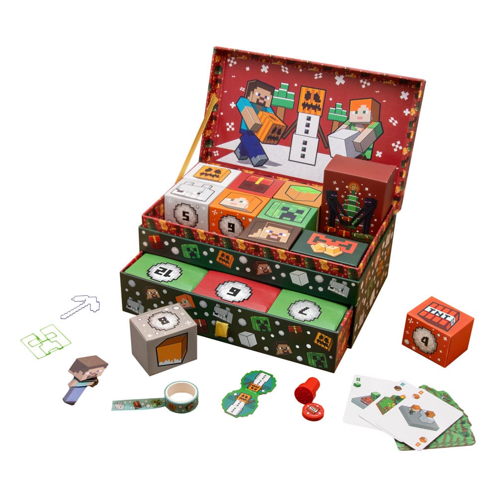 Minecraft Advent Calendar Keepsake Box Advent Calendar Paladone Products