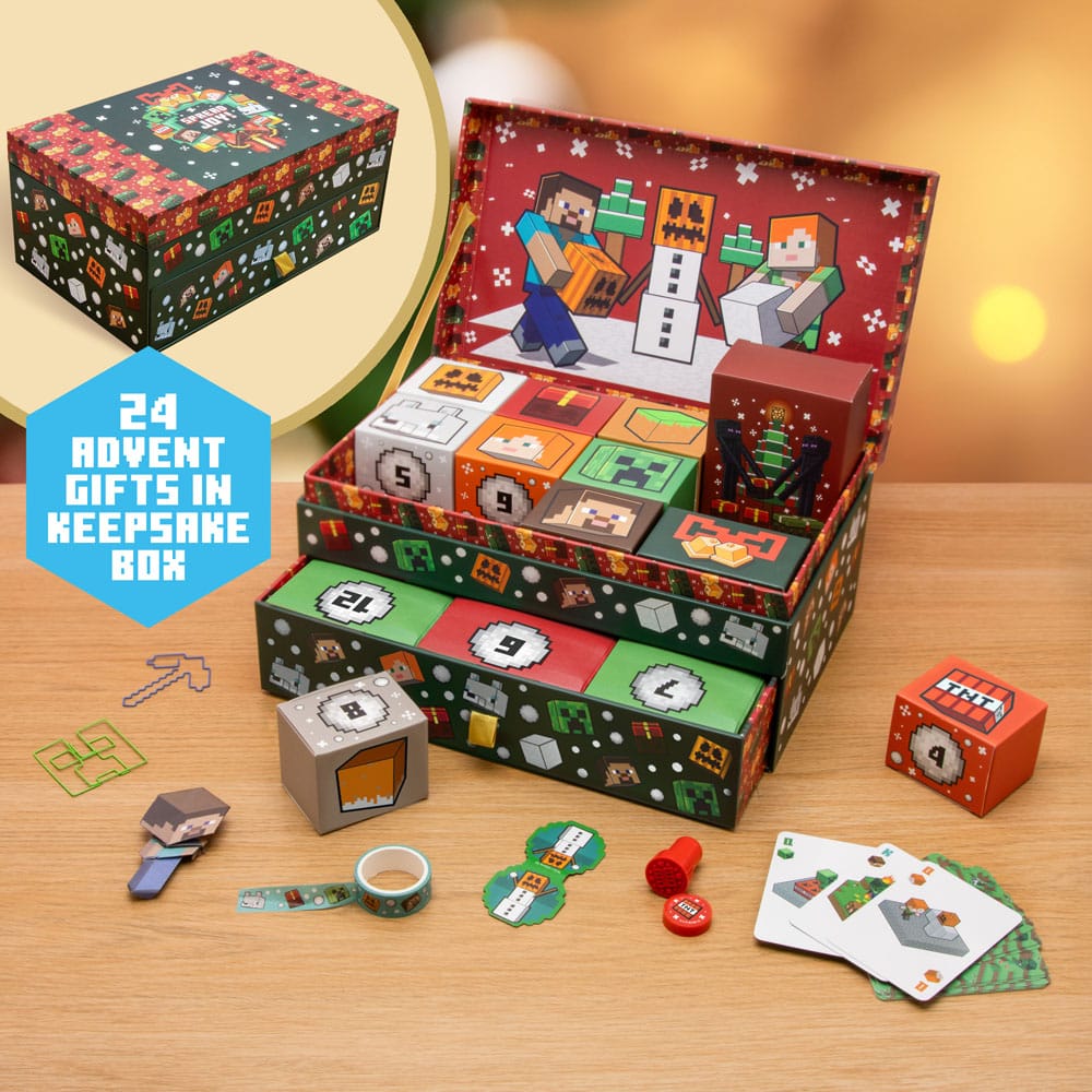 Minecraft Advent Calendar Keepsake Box Advent Calendar Paladone Products