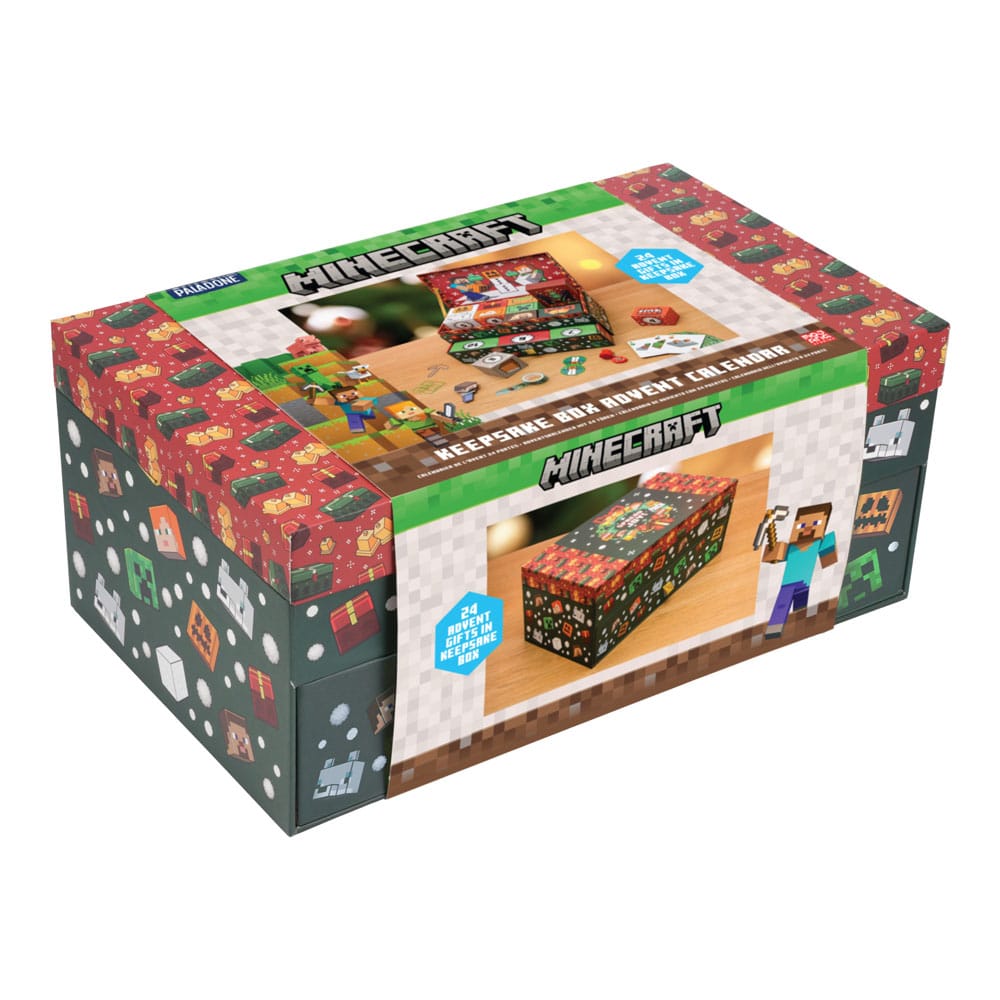 Minecraft Advent Calendar Keepsake Box Advent Calendar Paladone Products