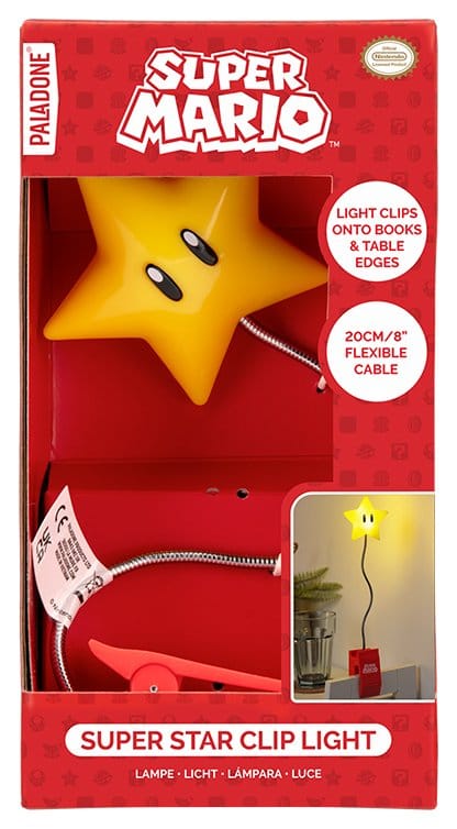 Super Mario Light Super Star Clip Paladone Products