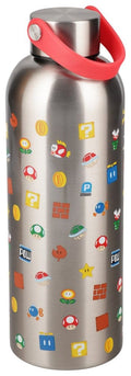 Super Mario Metal Water Bottle with Carry Loop Paladone Products