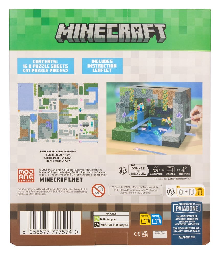 Minecraft Construction Kit 3D Scene Paladone Products