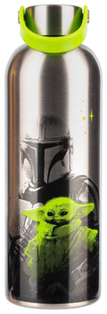 The Mandalorian Metal Water Bottle Mandalorian & Grogu Paladone Products
