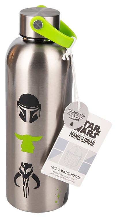 The Mandalorian Metal Water Bottle Mandalorian & Grogu Paladone Products