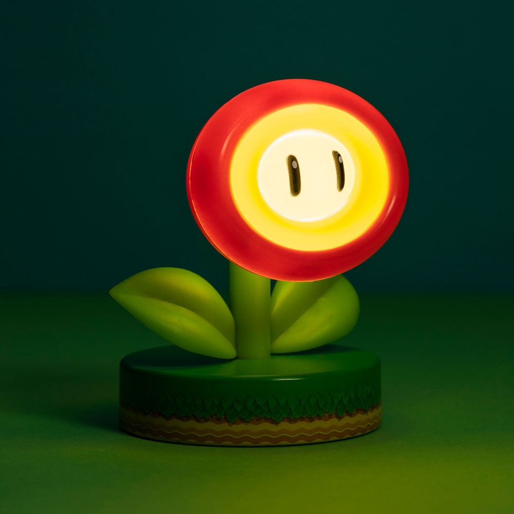 Super Mario Icon Light Fire Flower V2 Paladone Products